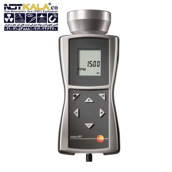 تاکومتر دورسنج اتروب اسکوپ استروبوسکوپ تستو testo 477 LED stroboscope