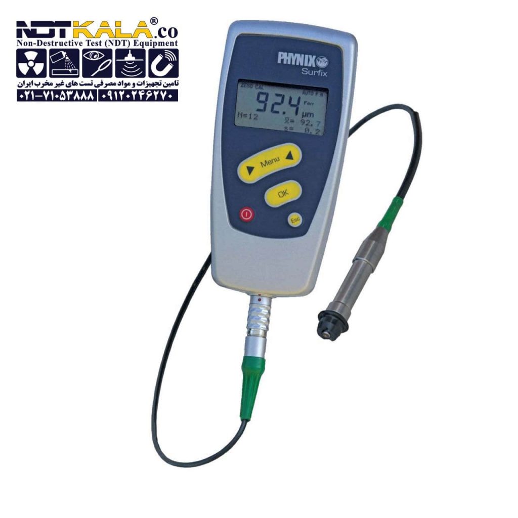 ضخامت سنج رنگ و پوشش فینیکس-coating thickness measurement Sarfix Pro Phynix