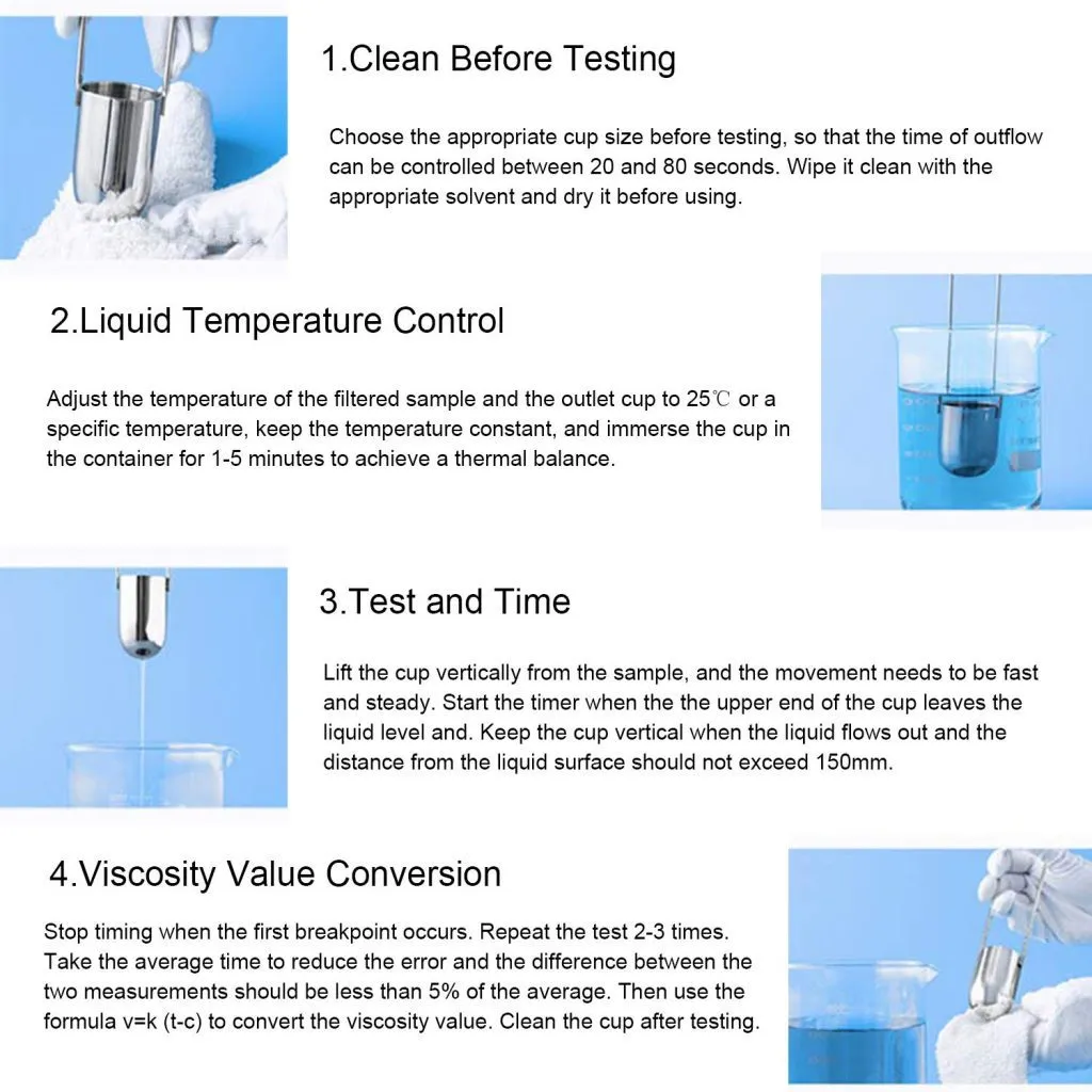 خرید ارزان قیمت زان کاپ ویسکوزیته نمایندگی مدرن MODERN ZAHN CUP Viscosity 