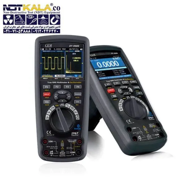 قیمت خرید ارزان مولتی متر اسکوپ دار مدل dt-9989 برند سی ای ام CEEM