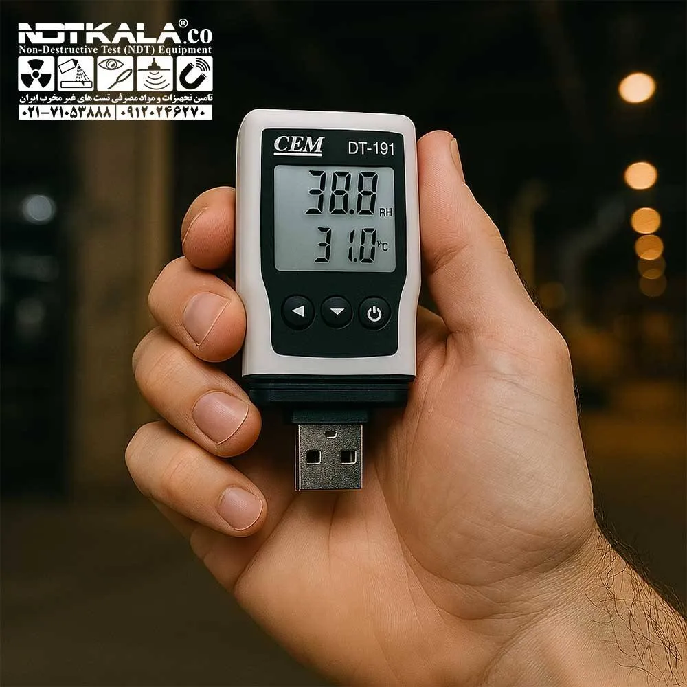 خرید انلاین دیتالاگر دیجیتال دما و رطوبت CEM DT-191A