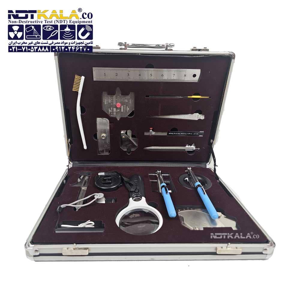 قیمت خرید ارزان کیف بازرسی جوشکاری 17 تیکه NK-3000