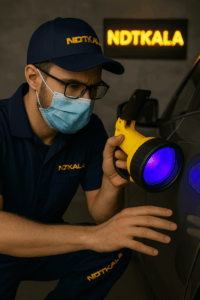 لامپ چراغ UV  بازرسی دستی پرتابل NK-75 BLACK LIGHT UV led 365 LIGHT INSPECTION