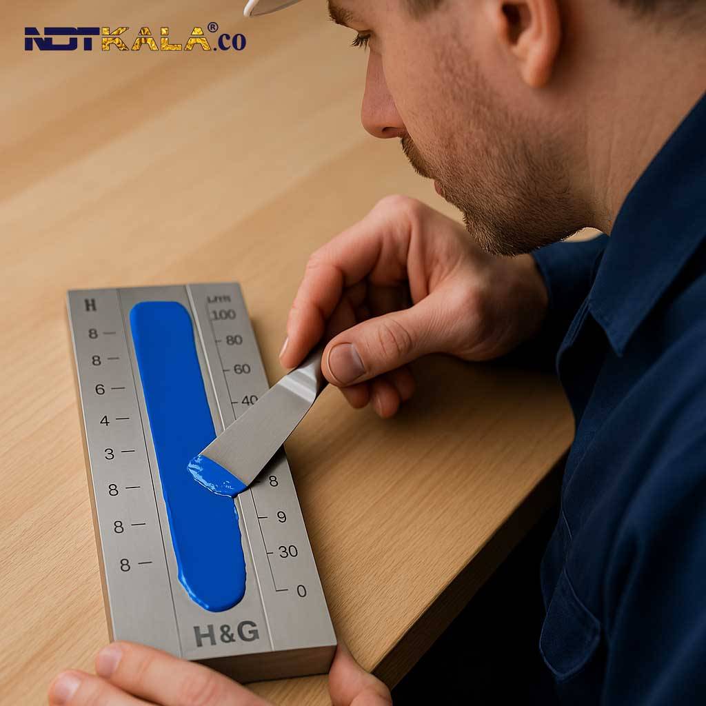 گریندومتر جهت اندازه‌گیری اندازه ذرات برند H&G