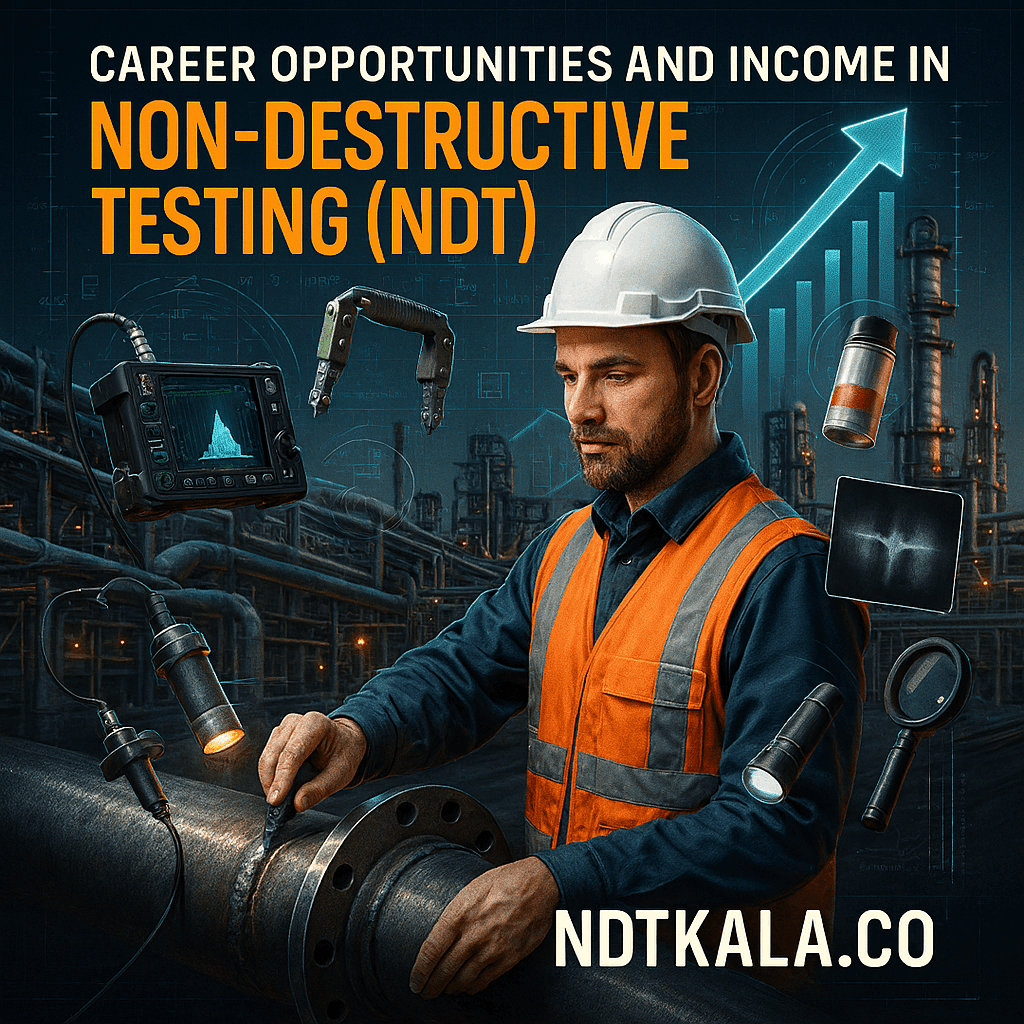 درآمد شغل NDT در ایران + تجهیزات مورد نیاز