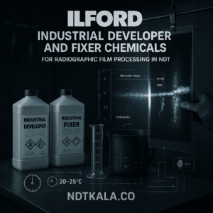راهنمای جامع داروی ظهور و ثبوت صنعتی ایلفورد (ILFORD) برای تست‌های غیرمخرب (NDT)