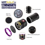 خرید انلاین چراغ قوه 365UV اسکنر تشخیص رنگ خودرو 120 وات